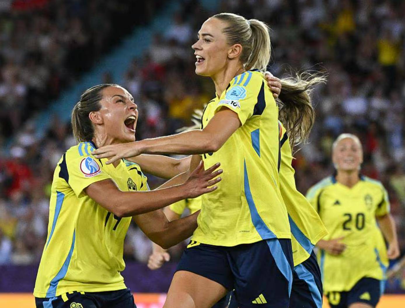 瑞典女足惊险胜利成功晋级